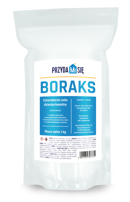 Boraks - borax 10-wodny czteroboran sodu - 1kg